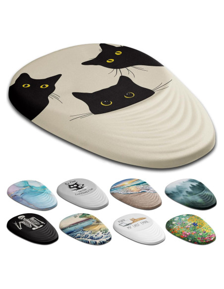 Alfombrilla de Ratón Ergonómica Armanza Beige con Soporte