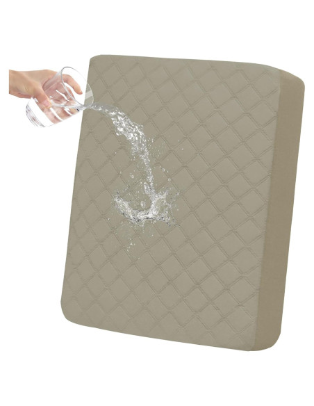 Funda de Cojín Impermeable Easy-Going Beige 1 Pieza 55.88x69.85cm
