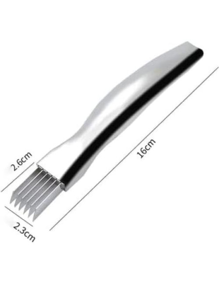 Cuchillo de Acero Inoxidable Shred Silk para Cebolla Verde 2025