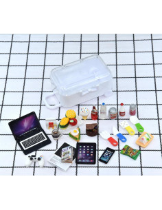 27 Piezas Accesorios Casa de Muñecas Nuanmu Miniaturas 2