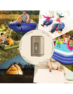 Mini Bomba de Aire Eléctrica Kunpengzhi GR-107C4 Portátil 2