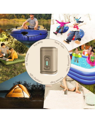 Mini Bomba de Aire Eléctrica Kunpengzhi GR-107C4 Portátil