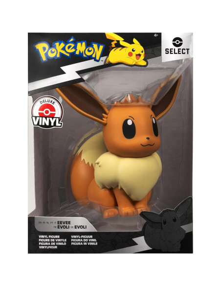 Figura de Vinilo Eevee Jazwares 20 cm Detalles Auténticos