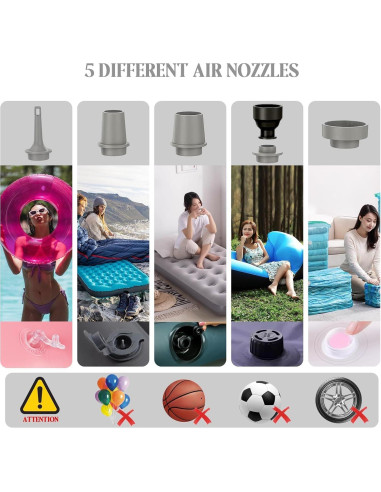 Mini Bomba de Aire Eléctrica Kunpengzhi GR-107C4 Portátil