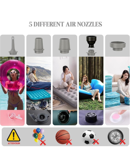 Mini Bomba de Aire Eléctrica Kunpengzhi GR-107C4 Portátil