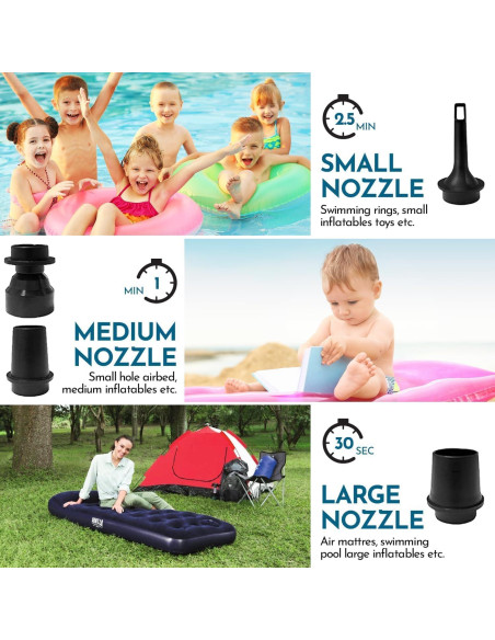 Mini Bomba de Aire Eléctrica Kunpengzhi GR-107C4 Portátil