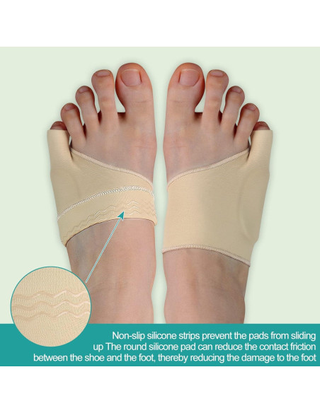 Corrector de Bunion de Sastre WooTshu - Almohadillas Antideslizantes