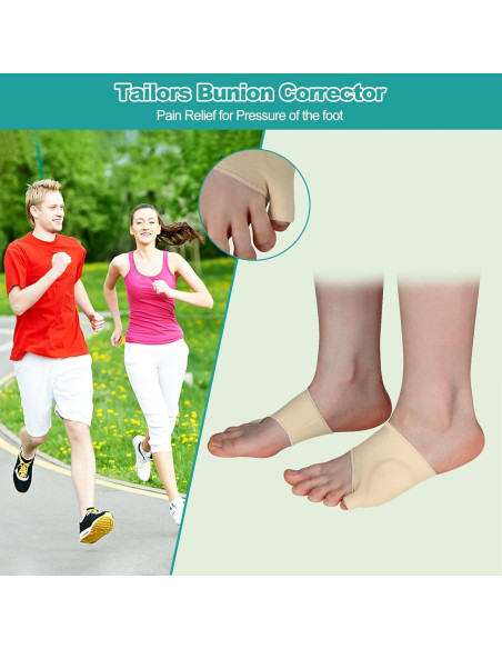 Corrector de Bunion de Sastre WooTshu - Almohadillas Antideslizantes