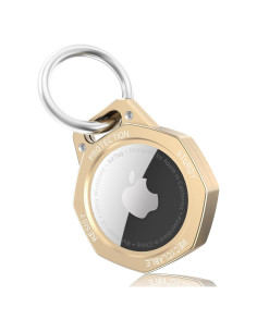 Funda para AirTag Tieuwant Oro - Aluminio Ligero y Resistente