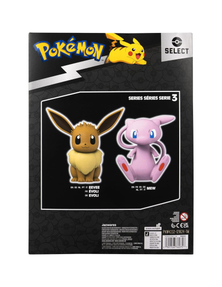 Figura de Vinilo Eevee Jazwares 20 cm Detalles Auténticos
