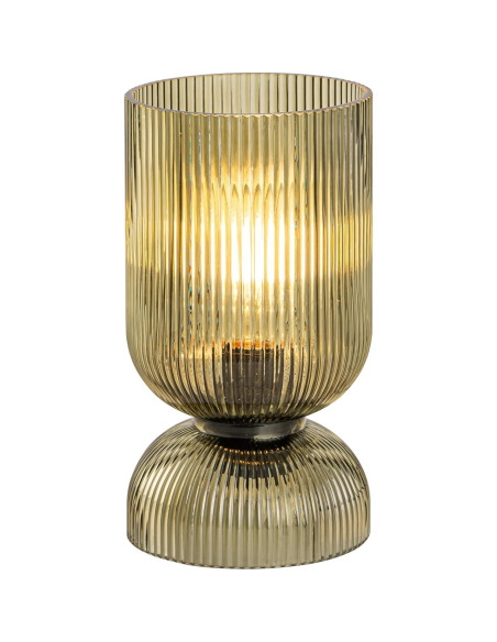 Lámpara de Mesa Moderna Gmrhndy Verde Vidrio 22.1cm