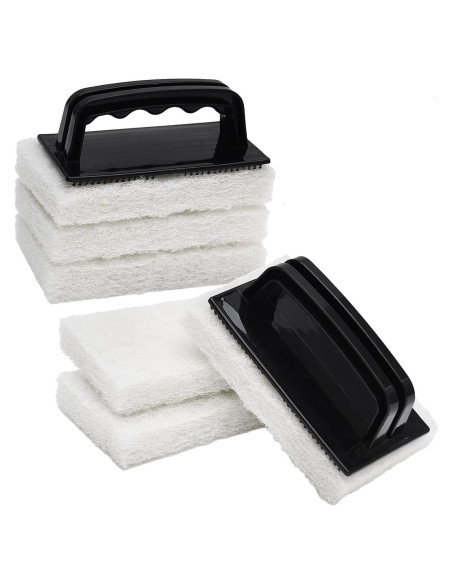 Conjunto de Estropajos con Mango YoleShy, 6 Almohadillas Reemplazables