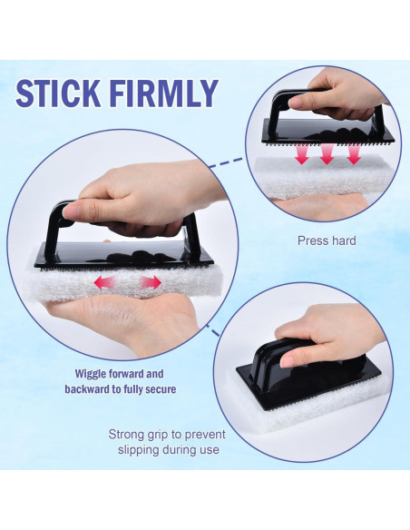 Conjunto de Estropajos con Mango YoleShy, 6 Almohadillas Reemplazables