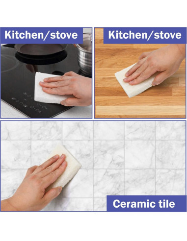 Conjunto de Estropajos con Mango YoleShy, 6 Almohadillas Reemplazables