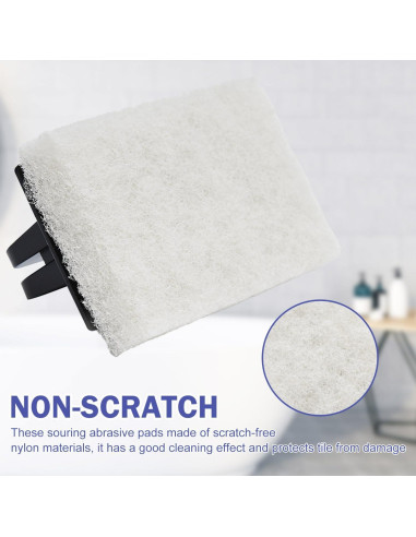 Conjunto de Estropajos con Mango YoleShy, 6 Almohadillas Reemplazables