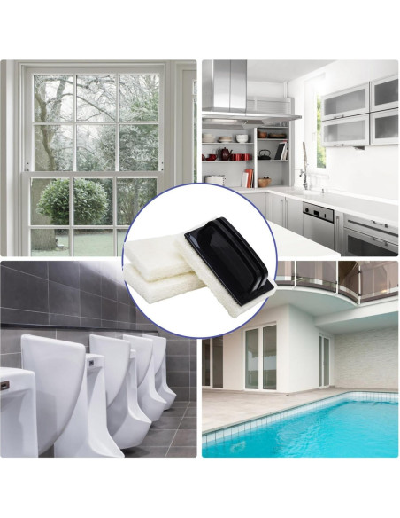 Conjunto de Estropajos con Mango YoleShy, 6 Almohadillas Reemplazables