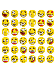 Pelotas Antiestrés Mini LOVESTOWN 36PCS 5cm Amarillas