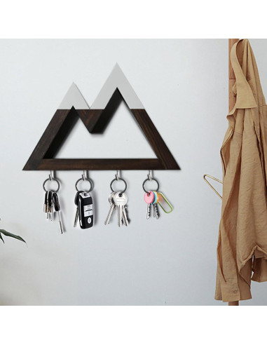 Anillos de Llave Gkeygo 12 pcs Acero Inoxidable 25mm Negro