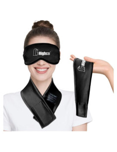 Gorro Alivio Migraña y Máscara Fría Gel Highco - Negro