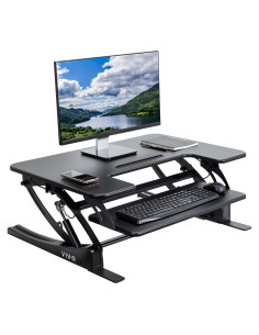 Escritorio Elevable VIVO Ajustable 81.3 cm Negro DESK-V000VS