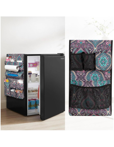 Organizador de Mini Nevera Rexmica 14 Bolsillos Verde Bohemia