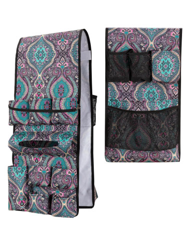 Organizador de Mini Nevera Rexmica 14 Bolsillos Verde Bohemia