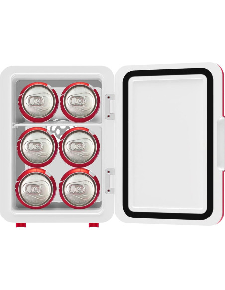 Mini Refrigerador Portátil Curtis MIS135BUD 4L Rojo