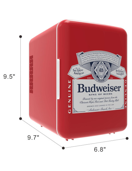 Mini Refrigerador Portátil Curtis MIS135BUD 4L Rojo