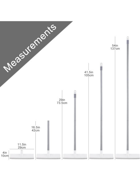 Cepillo de Fregado de Suelo 2 en 1 SUPERWASH PLUS 137 cm