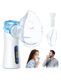 Nebulizador Portátil AOZHAN para Adultos y Niños - Silencioso y Eficiente