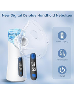 Nebulizador Portátil AOZHAN para Adultos y Niños - Silencioso y Eficiente 2