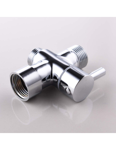 Adaptador T de Latón CIENCIA para Bidet 7/8" Cromo Adaptador T de Latón CIENCIA para Bidet 7/8" Cromo