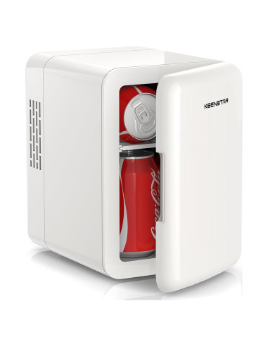 Mini Nevera 4L KEENSTAR KM-12 Enfriador y Calentador Blanco