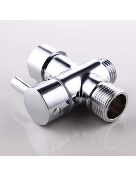 Adaptador T de Latón CIENCIA para Bidet 7/8" Cromo Adaptador T de Latón CIENCIA para Bidet 7/8" Cromo