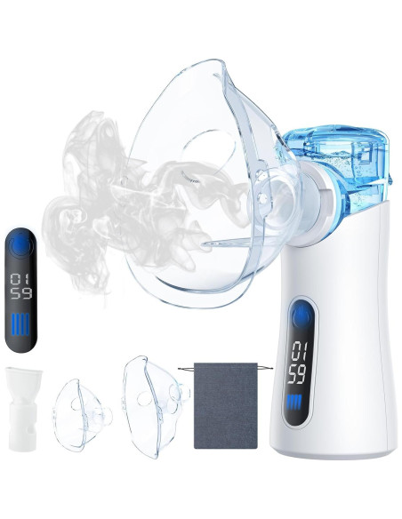 Nebulizador Portátil AOZHAN para Adultos y Niños - Silencioso y Eficiente