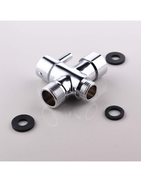 Adaptador T de Latón CIENCIA para Bidet 7/8" Cromo Adaptador T de Latón CIENCIA para Bidet 7/8" Cromo