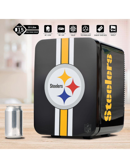 Mini Nevera Portátil Ukonic NFL Pittsburgh Steelers 10L