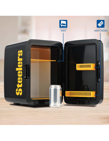 Mini Nevera Portátil Ukonic NFL Pittsburgh Steelers 10L