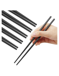 Palillos Reutilizables de Acero Inoxidable MUYOS 23 cm Antideslizantes