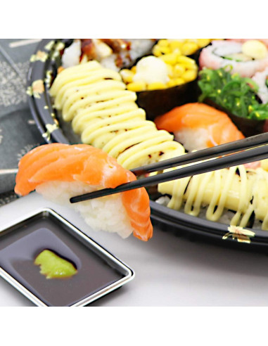 Palillos Reutilizables de Acero Inoxidable MUYOS 23 cm Antideslizantes