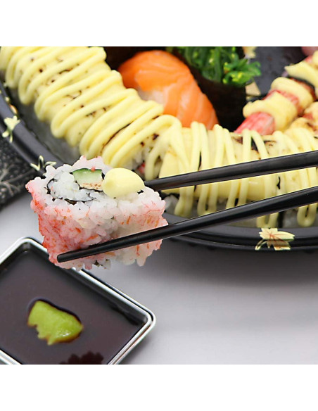 Palillos Reutilizables de Acero Inoxidable MUYOS 23 cm Antideslizantes