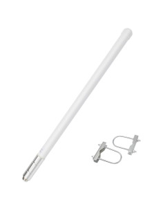 Antena Móvil UHF 400-470MHz Fibra de Vidrio SO239 43.18cm