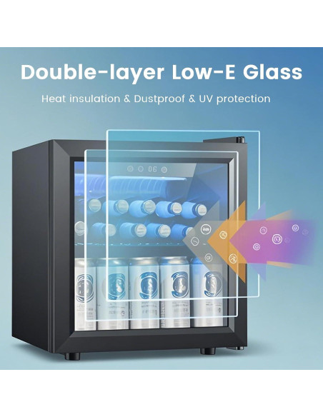 Refrigerador de Bebidas COWSAR 50 Latas 1.3 Pies Cúbicos