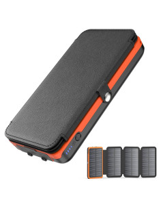 Cargador Solar Hiluckey 27000mAh 22.5W USB-C 4 Paneles