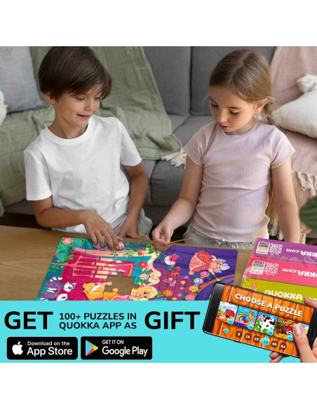 Puzzles QUOKKA para Niños 4-6 Años - Set 4 Puzzles 60 Piezas Puzzles QUOKKA para Niños 4-6 Años - Set 4 Puzzles 60 Piezas