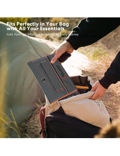 Cargador Solar 10000mAh Power Bank 30W Plegable IPX5 2