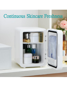 Mini Nevera Iceblue 4L con Espejo LED Regulable Blanca 2