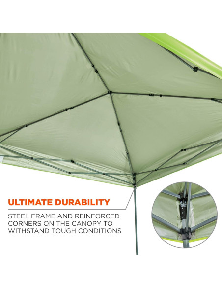 Carpa Plegable Ergodyne Refugio Instantáneo 3.05m x 3.05m Lima