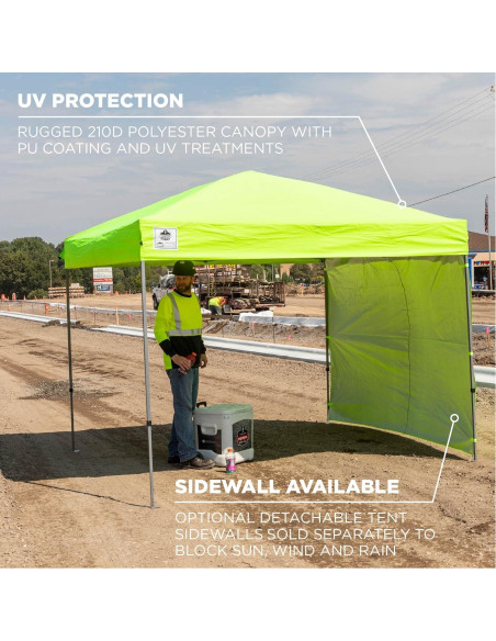 Carpa Plegable Ergodyne Refugio Instantáneo 3.05m x 3.05m Lima