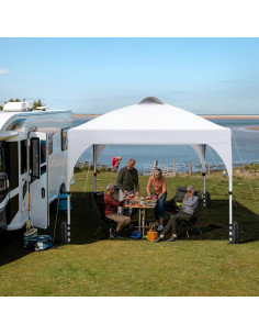 Carpa Plegable 3x3m Yaheetech con Ventilación y Accesorios 2